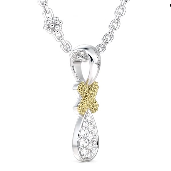 LAGOS Drop X Diamond Pendant Necklace - Picture 5 of 15